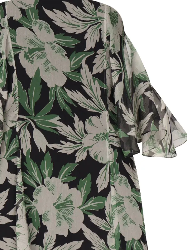 loewe green dress Loewe Dress In Technical Cotton