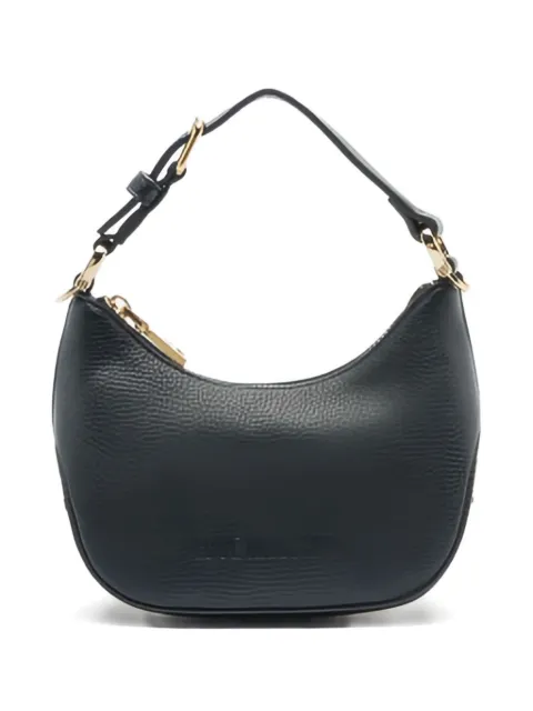 Love Moschino embossed logo half-moon shoulder bag
