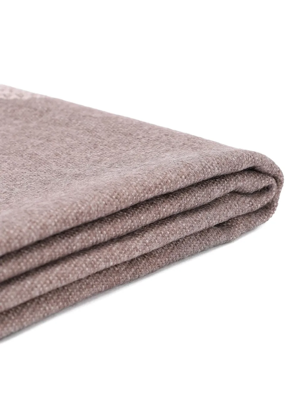ETRO HOME paisley-pattern fringed throw - Bruin