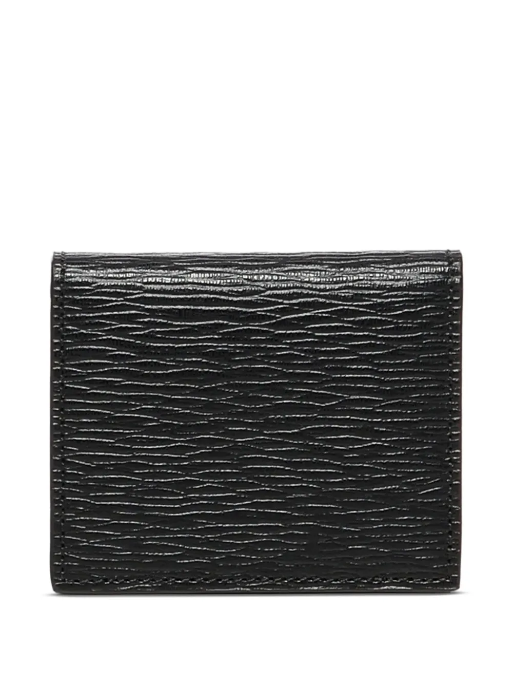 Ferragamo Leren pasjeshouder Zwart