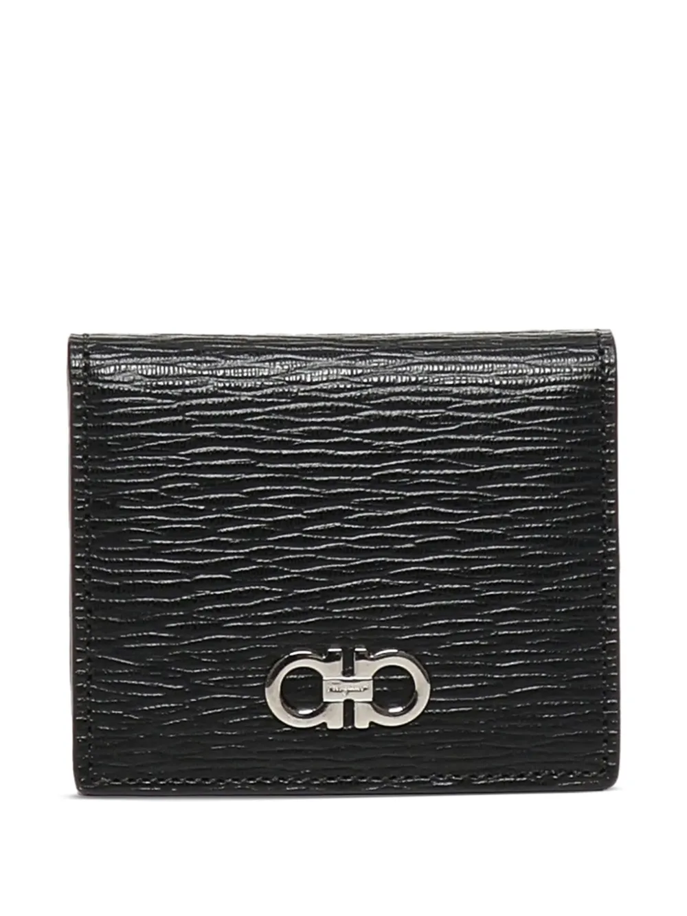 Ferragamo Leren pasjeshouder Zwart