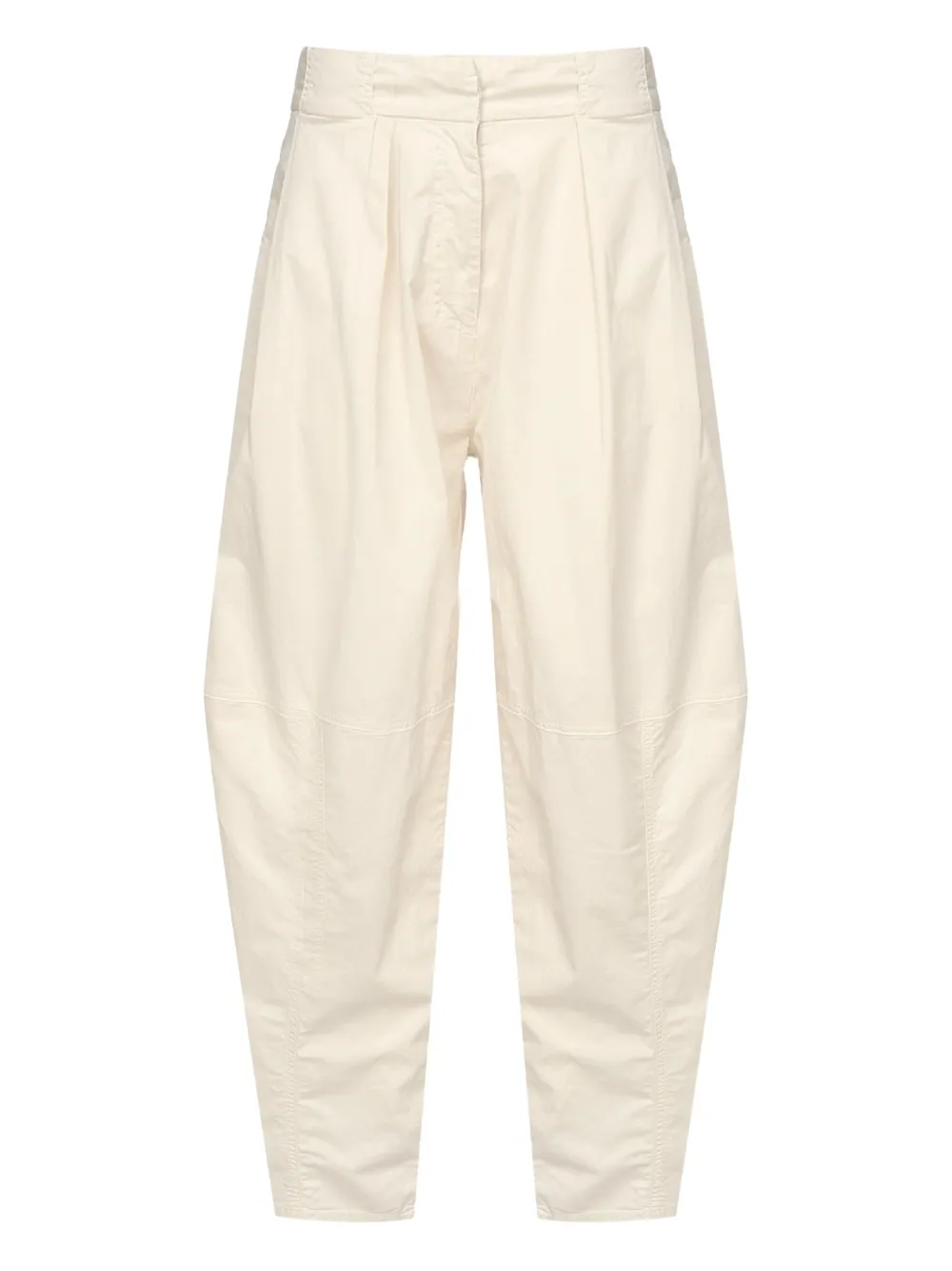 PINKO high-waist pleated trousers Beige
