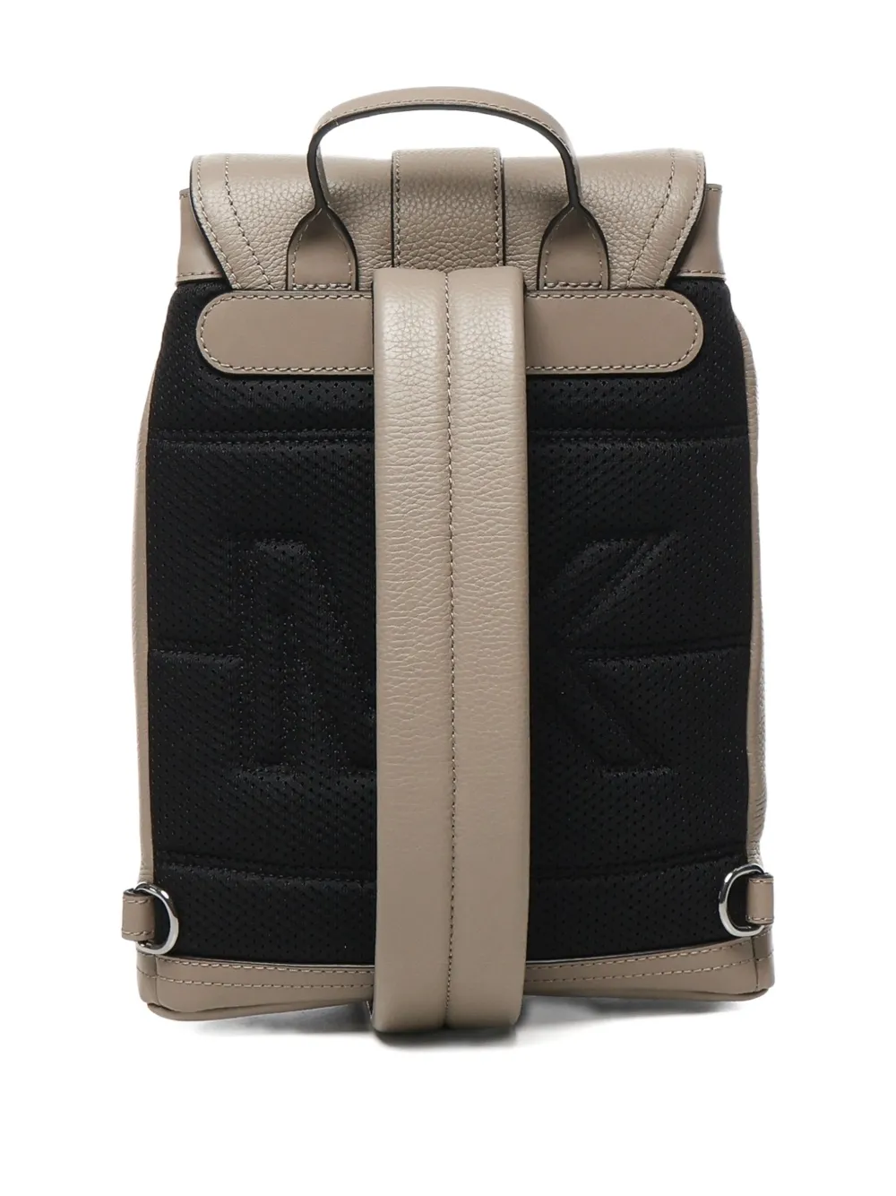 Michael Kors Leren rugzak met drukslot Beige