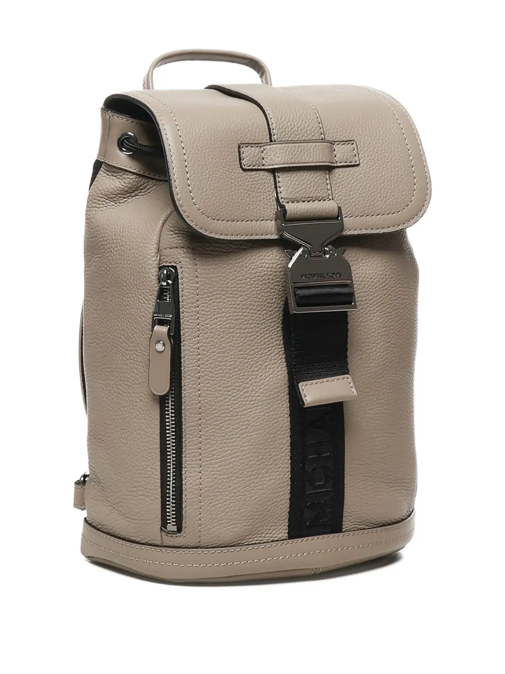 Michael Kors Leren rugzak met drukslot Beige