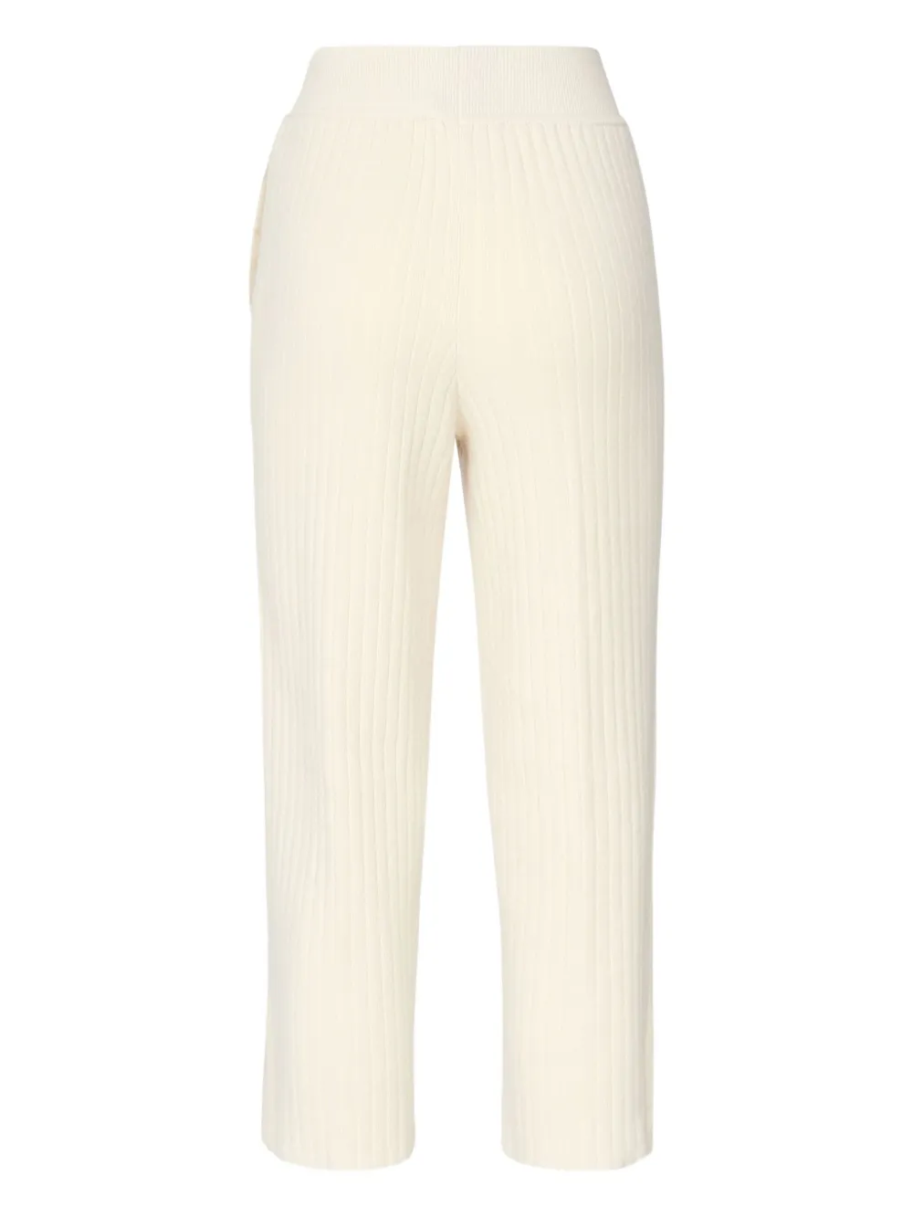 Loro Piana Kasjmier geribbelde broek Wit