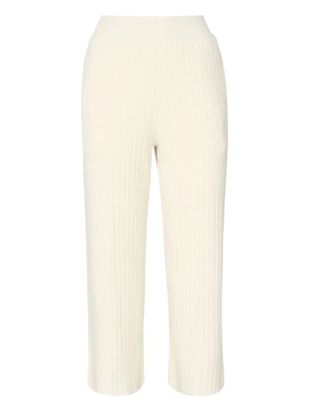 Loro Piana Kasjmier geribbelde broek Wit