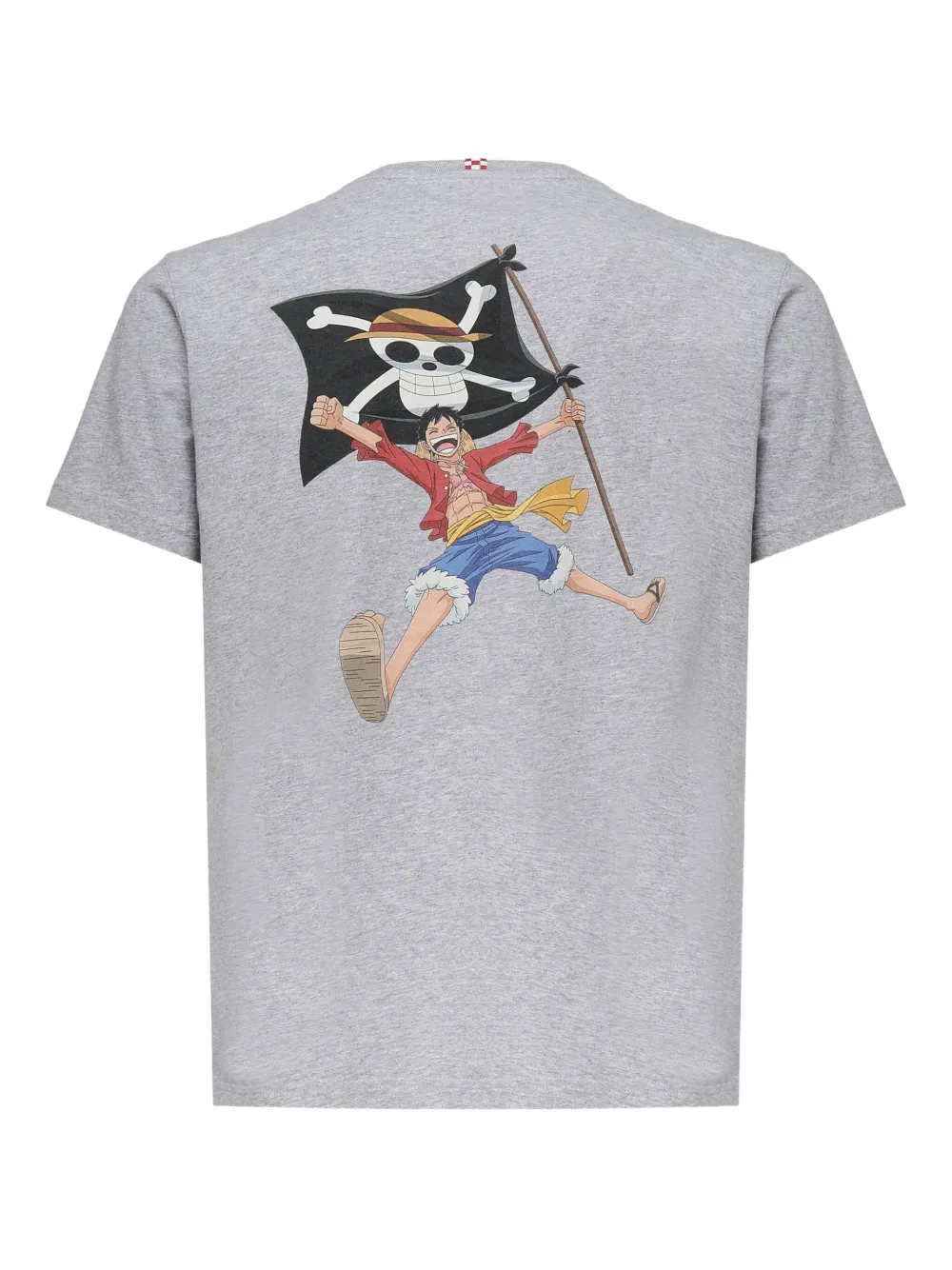 MC2 Saint Barth Austin embroidered cotton T-shirt Grijs