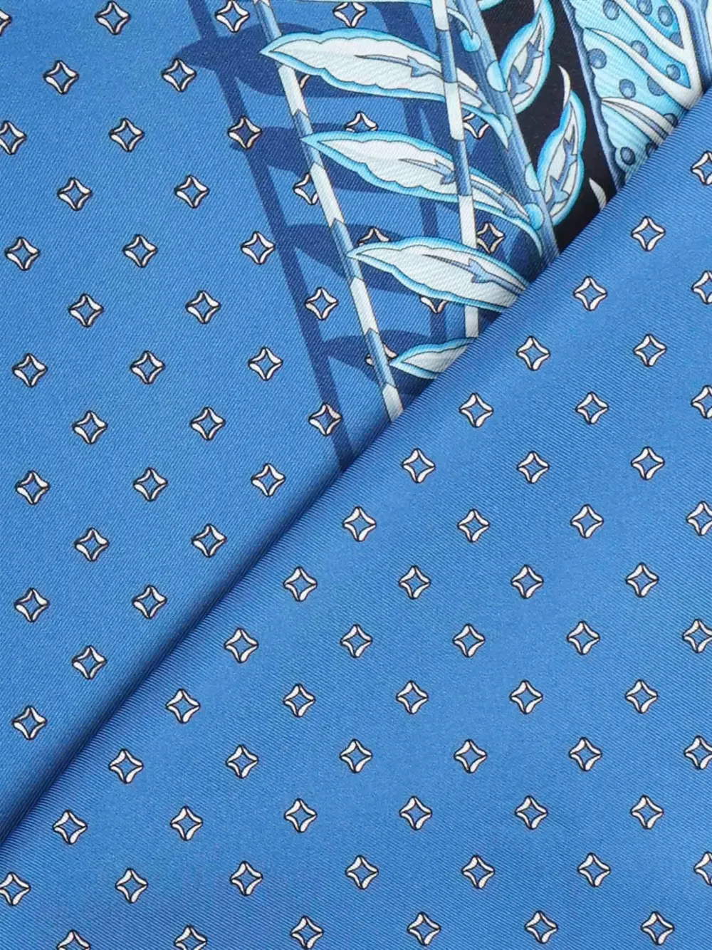 Ferragamo Sjaal met logoprint Blauw
