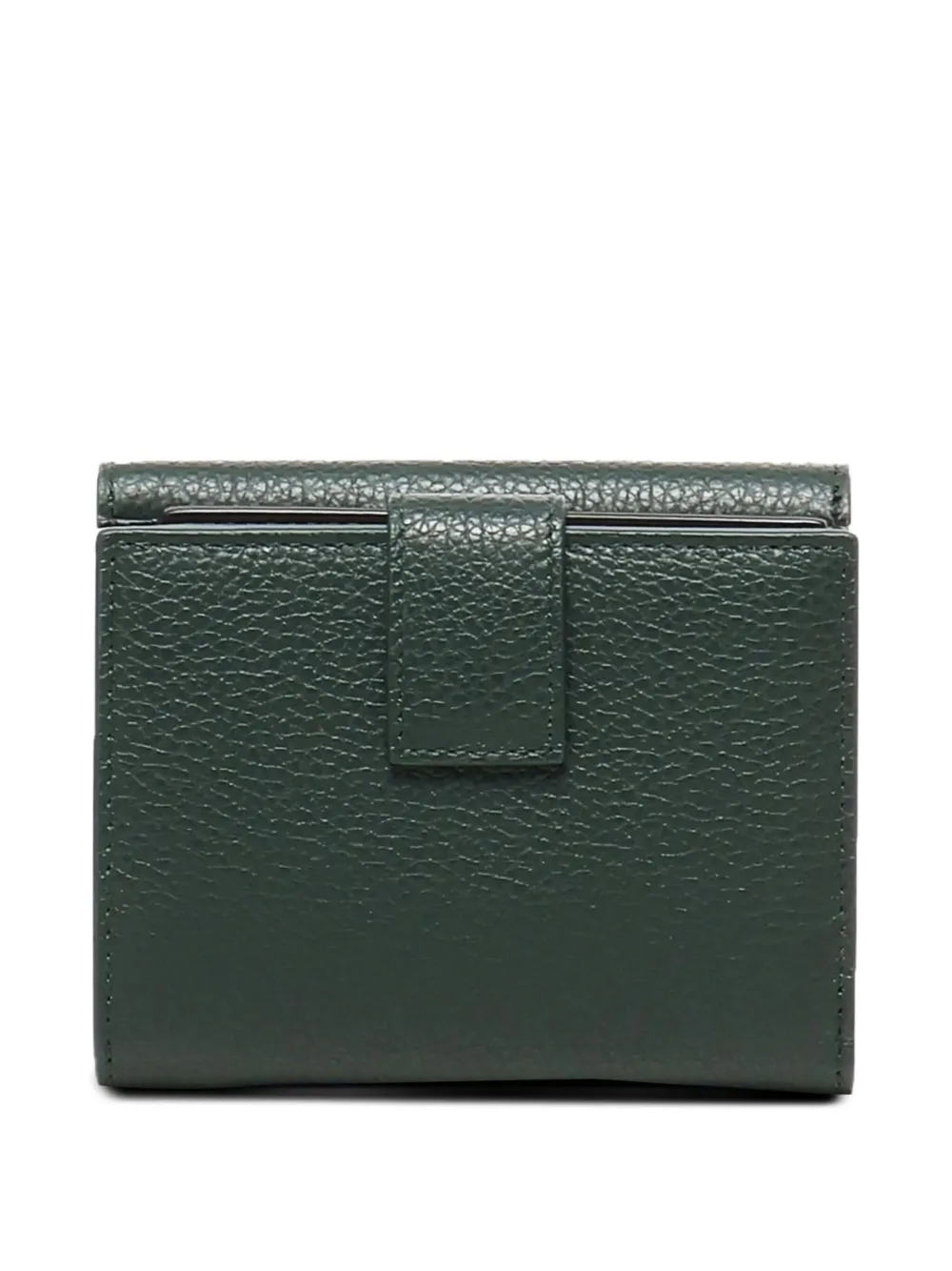 Ferragamo Portemonnee met Gancini-plakkaat Groen