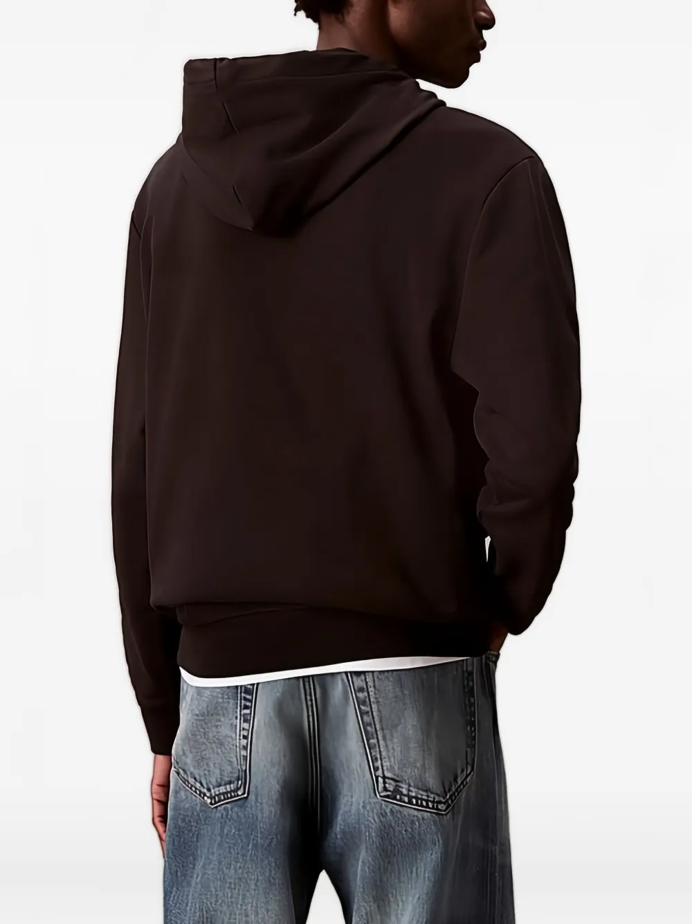 Calvin Klein Hoodie met logopatch Zwart