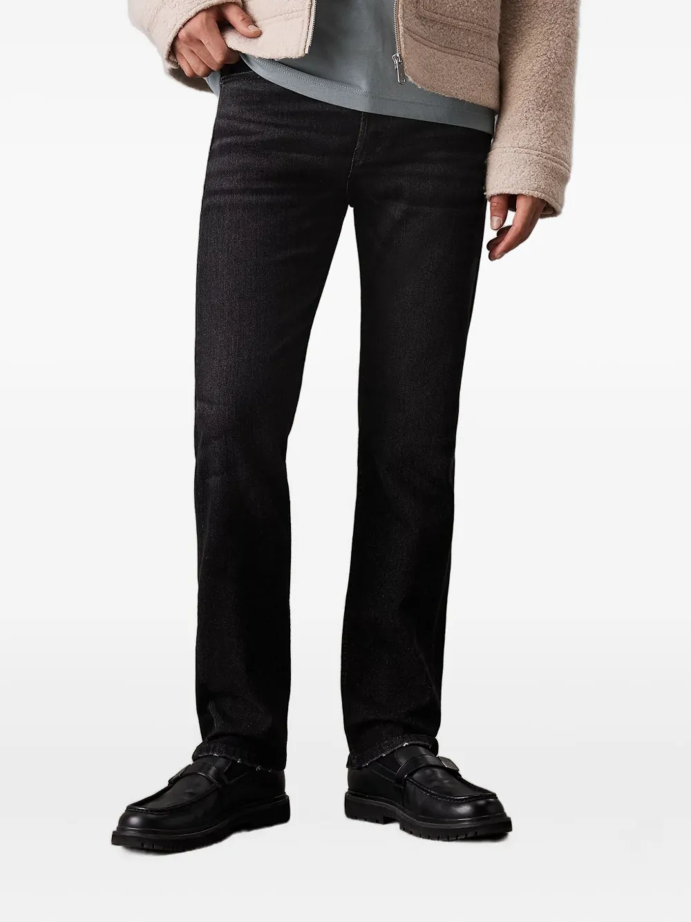 Calvin Klein Black Jeans In Black
