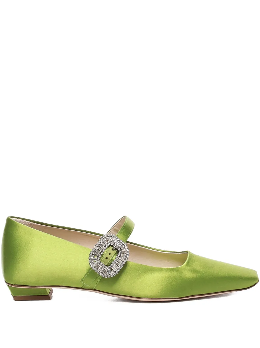 Roger Vivier Belle Vivier Mary Jane ballet flats | Green | Image 1