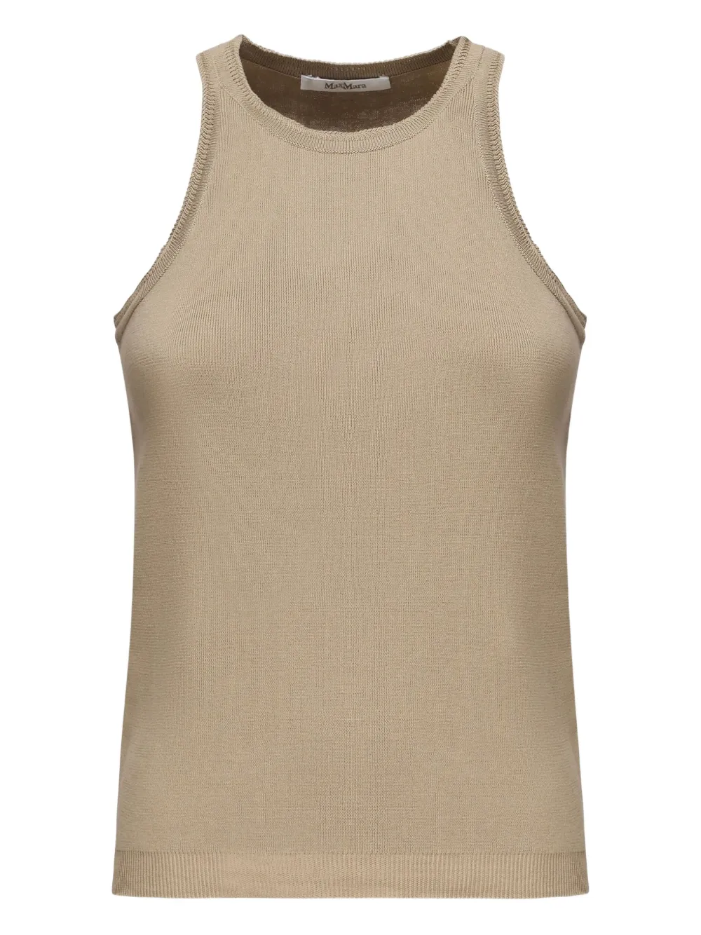 Max Mara Katoenen tanktop Beige