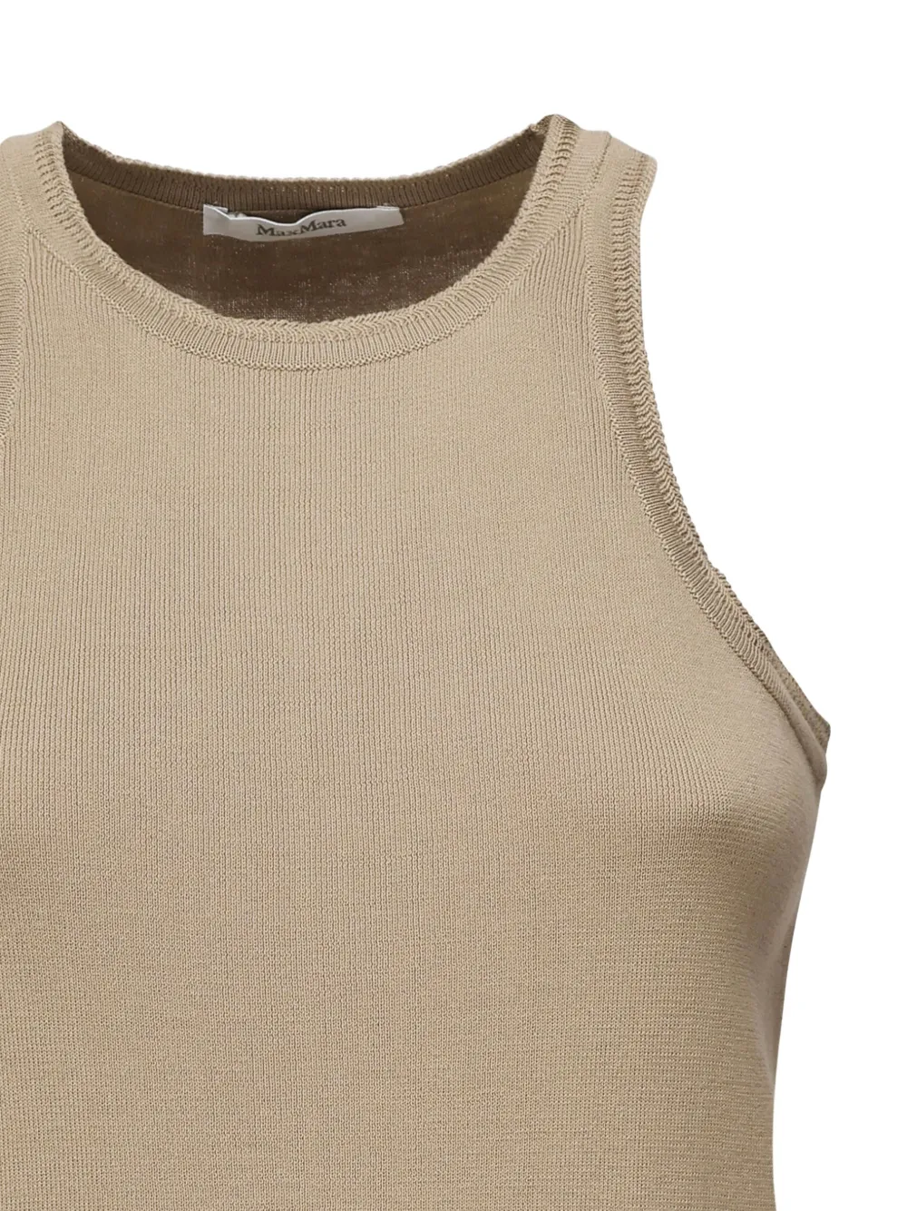 Max Mara Katoenen tanktop Beige