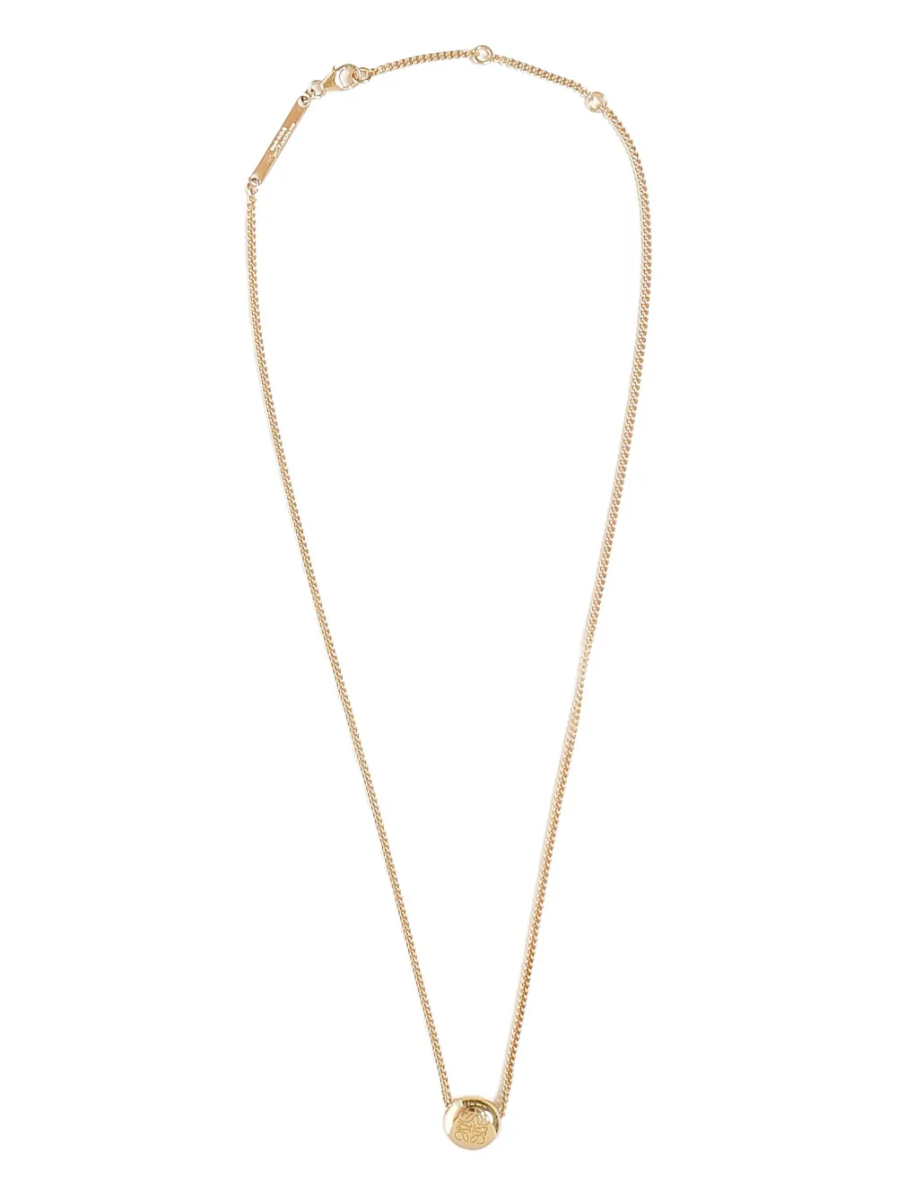 LOEWE アナグラム ネックレス - ゴールドトーン LOEWE アナグラム ネックレス - ゴールドトーン