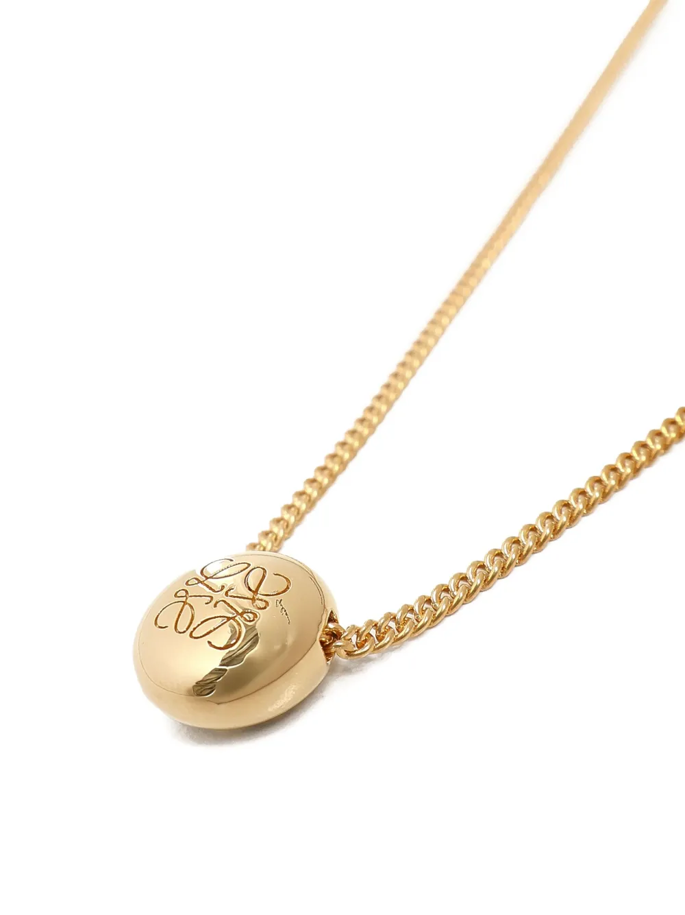LOEWE Anagram halsketting met hanger - Goud