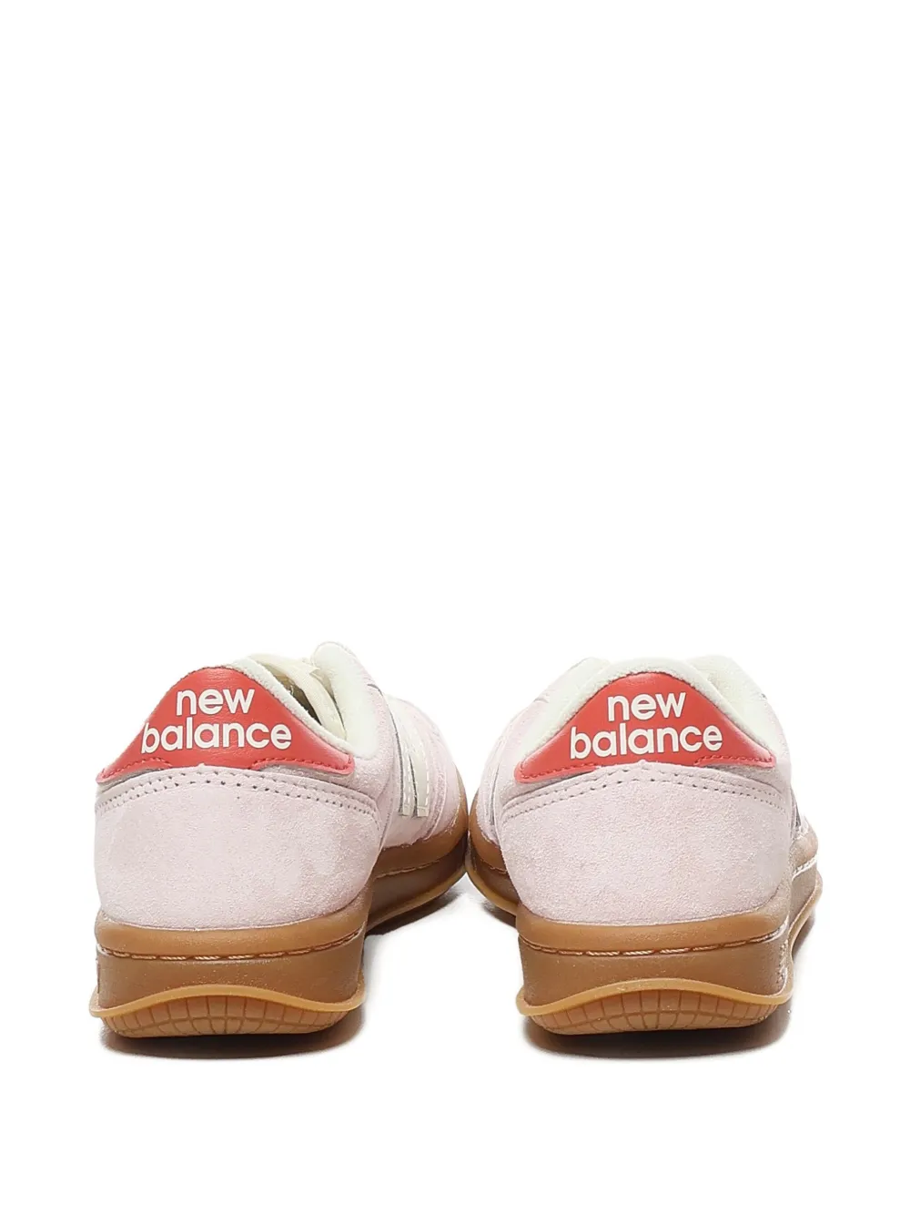 New Balance T500 perforated herringbone-sole sneakers Pink
