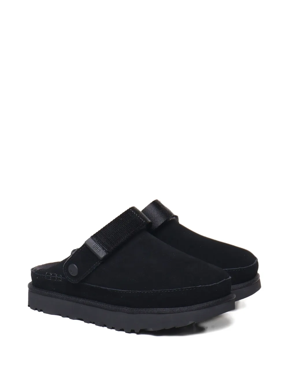 UGG Goldenstar suède klompen Zwart