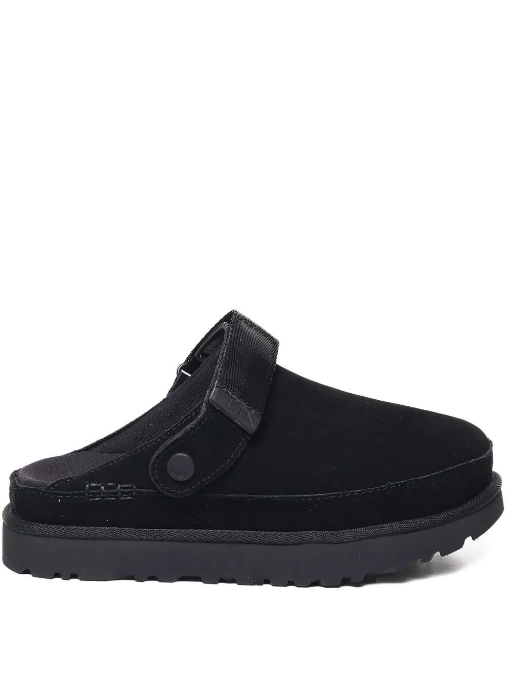 UGG Goldenstar suède klompen Zwart