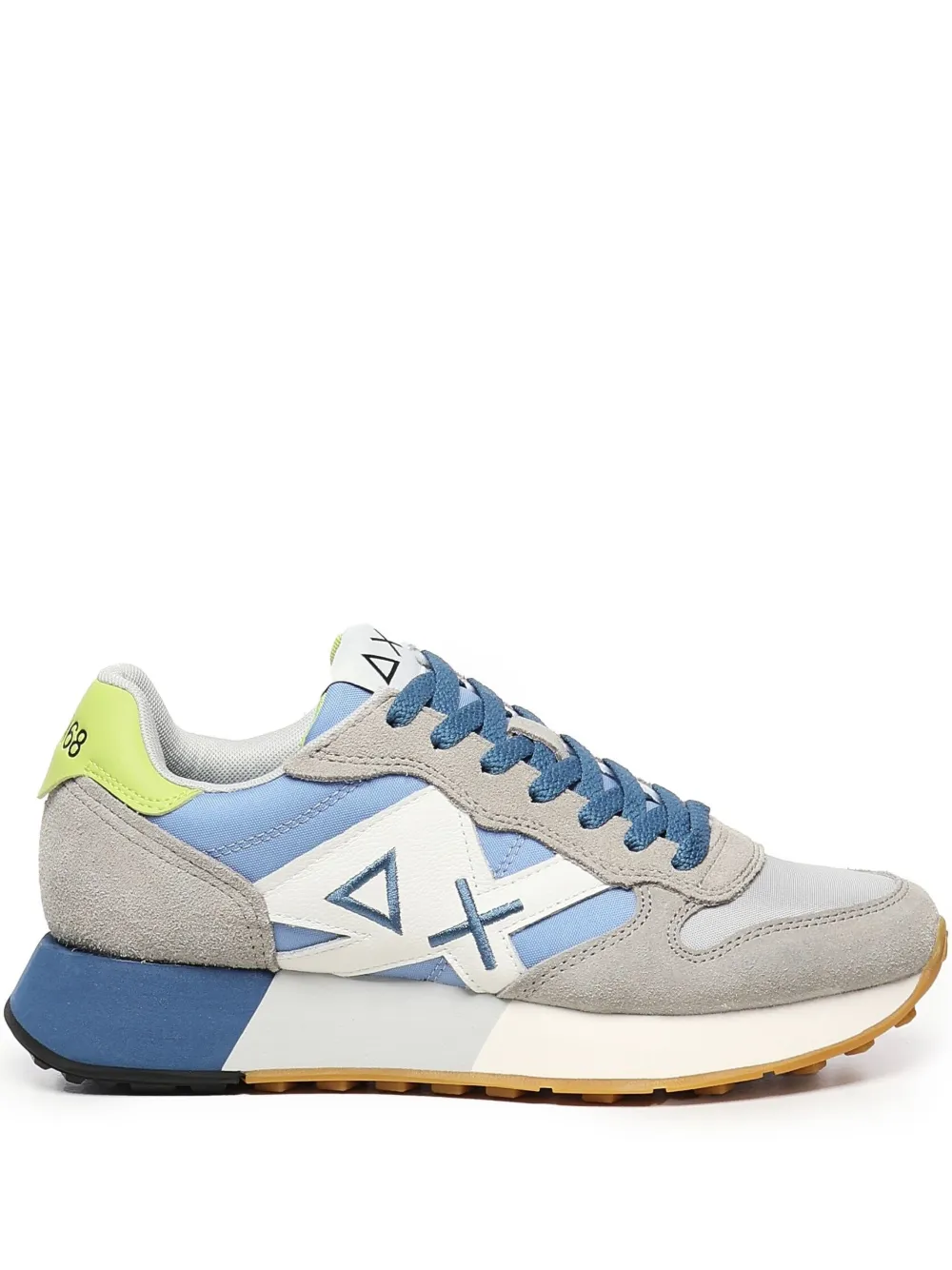 Sun68 logo-detail panelled sneakers Neutrals