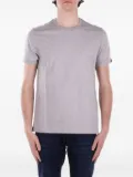 Fay logo-tab short-sleeve T-shirt - Grey