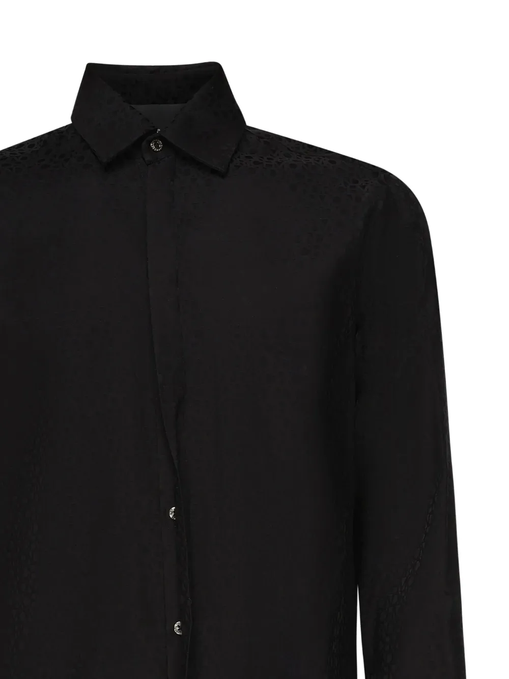 John Richmond Slim-fit overhemd Zwart