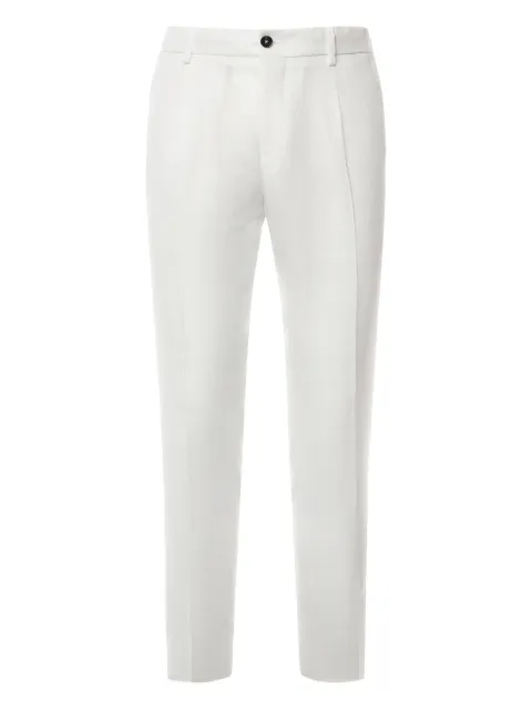 BE ABLE button linen trousers