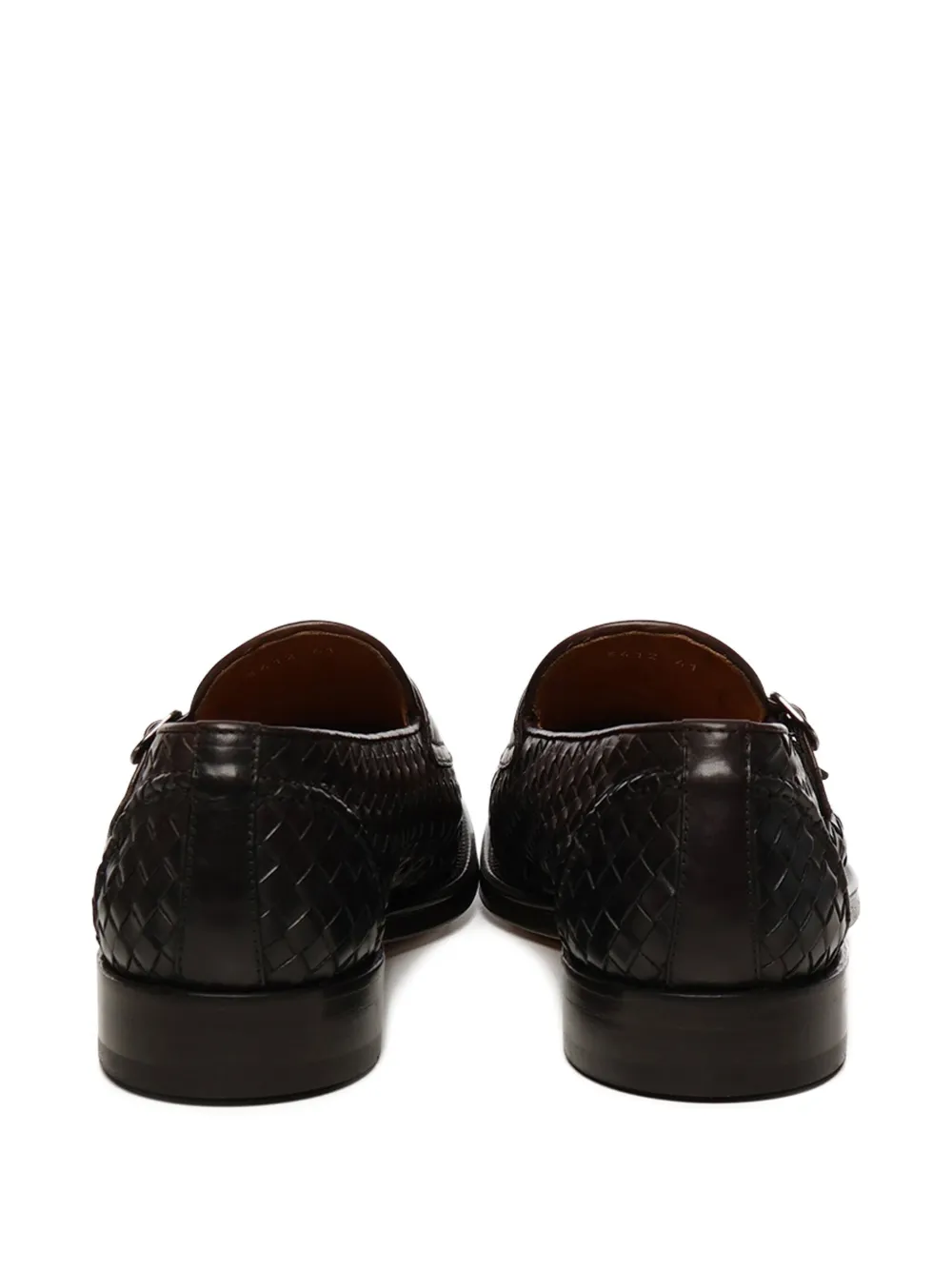 Doucal's Geweven leren gespschoenen Bruin