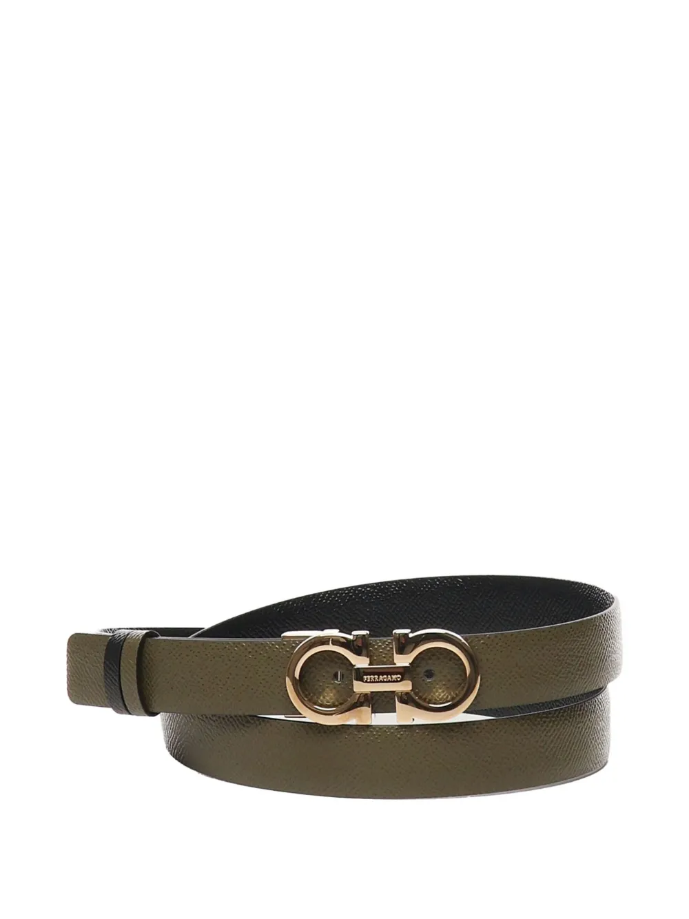 Ferragamo Omkeerbare gespriem Blauw