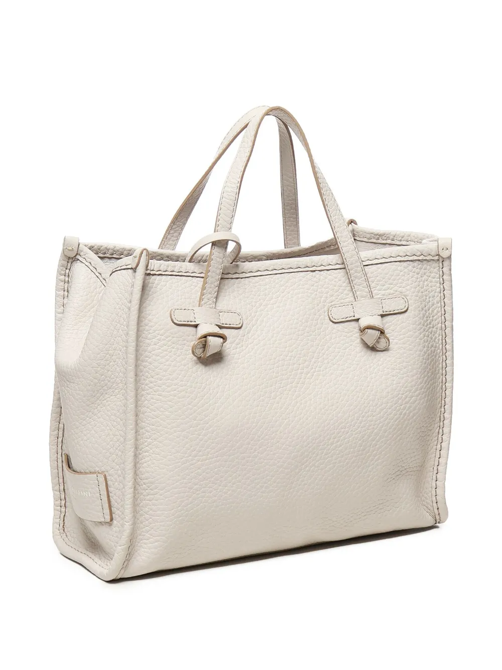 GIANNI CHIARINI Marcella leather tote bag Beige