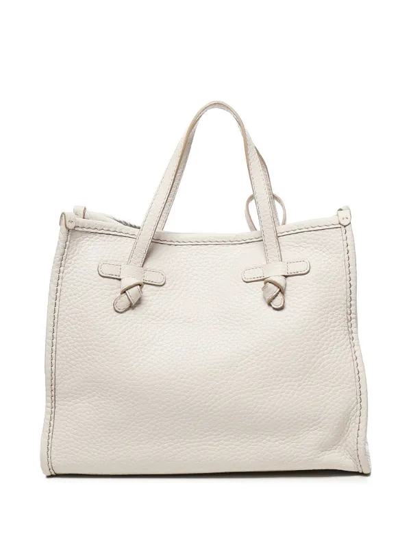 GIANNI CHIARINI Marcella Leather Tote Bag | Neutrals | FARFETCH