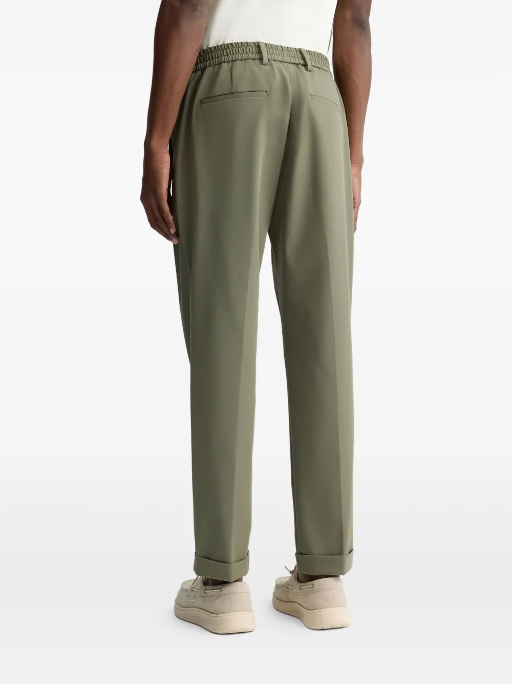 LIU JO drawstring-waist trousers Groen