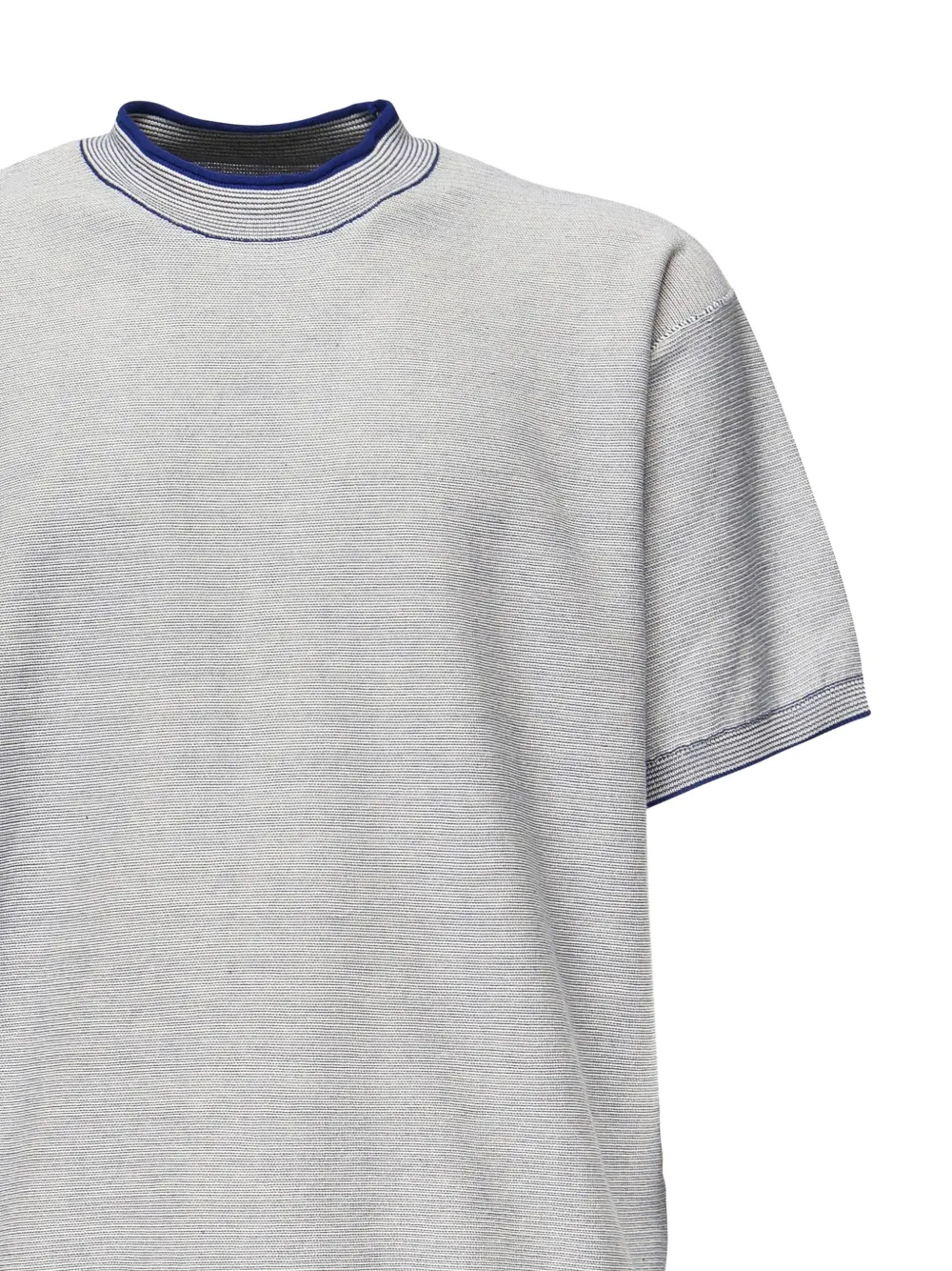 Stone Island 5100013 T-shirt met logodetail Grijs