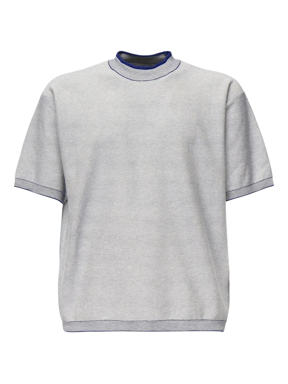 Stone Island 5100013 T-shirt met logodetail Grijs