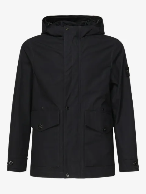 Stone Island Compass-badge hooded jacket