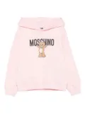 Moschino Kids Teddy Bear-print hoodie - Pink