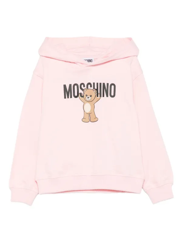 Moschino Kids テディベア パーカー | ピンク | FARFETCH JP