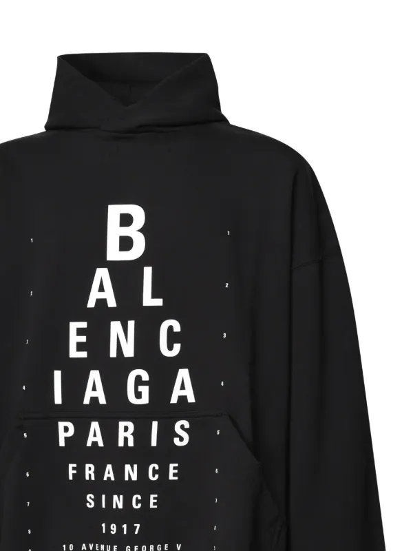 BALENCIAGA トップス Authentic Balenciaga Top Long Sleeve Black and White Allover