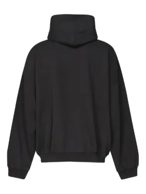 BALENCIAGA ラグジュアリー コットン フーディー シンプル ロゴ 2023秋冬新品 バレンシアガ スーパーコピー パーカー 純綿生地
