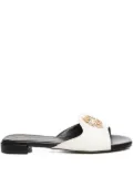 V°73 Janette logo-plaque open-toe sandals - White