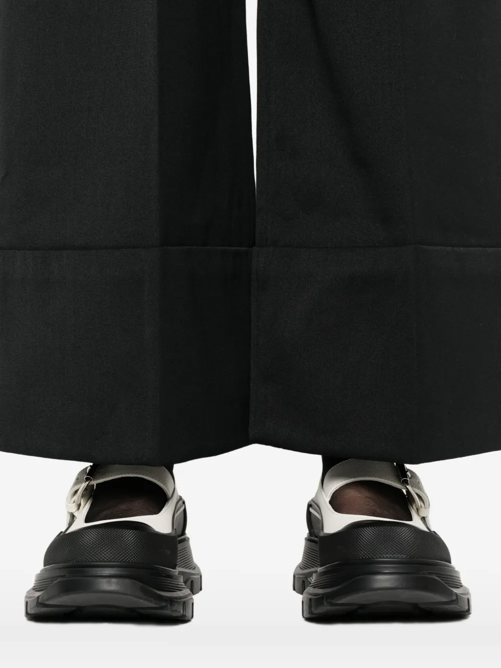 Simone Rocha belted trousers Zwart