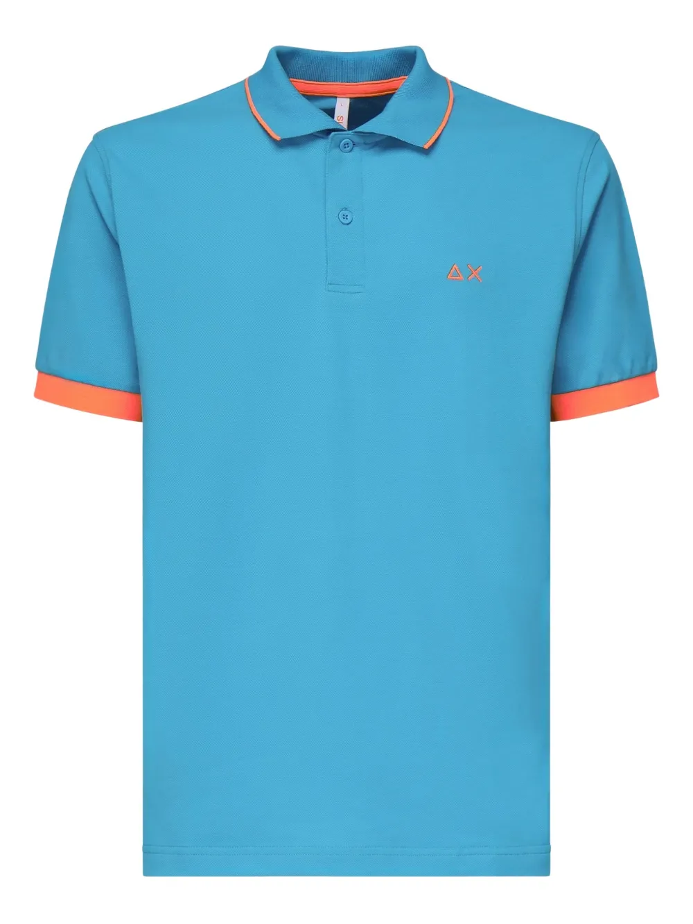 Sun68 Poloshirt met contrasterende afwerking Blauw