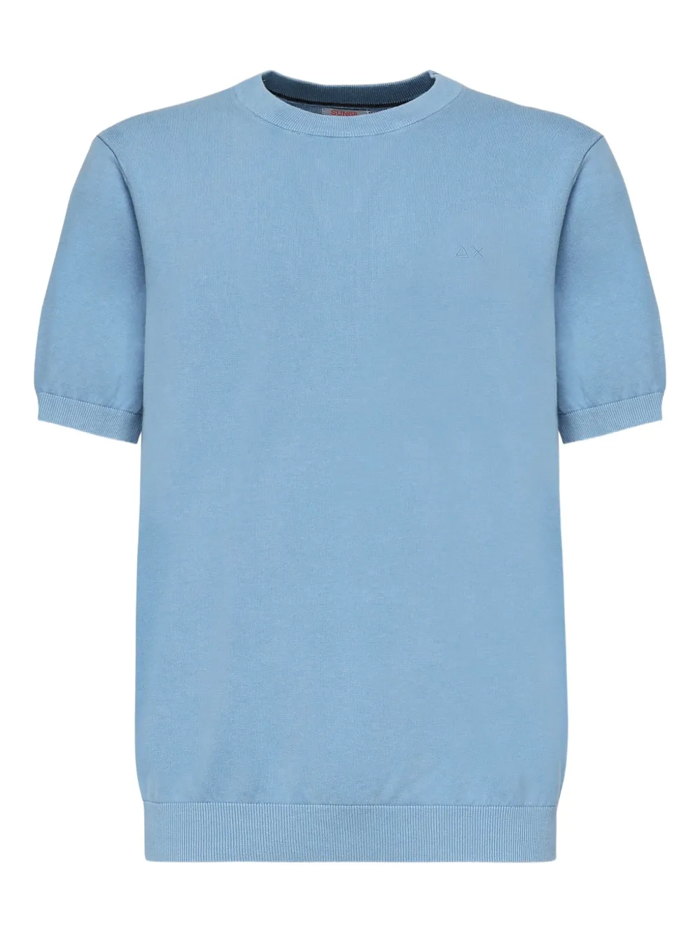 Sun68 T-shirt met ronde hals Blauw