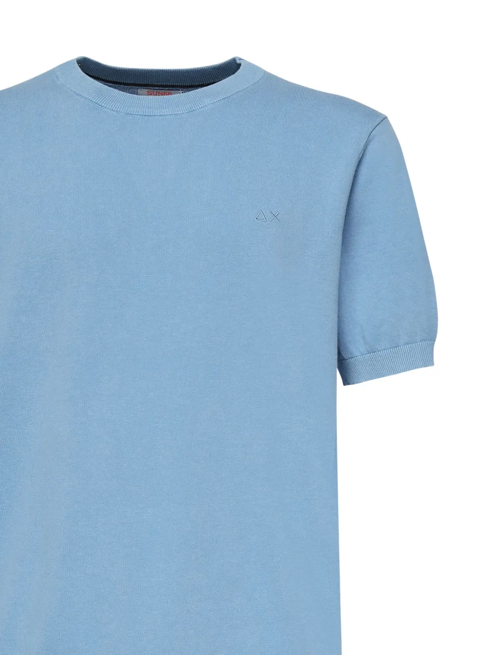 Sun68 T-shirt met ronde hals Blauw