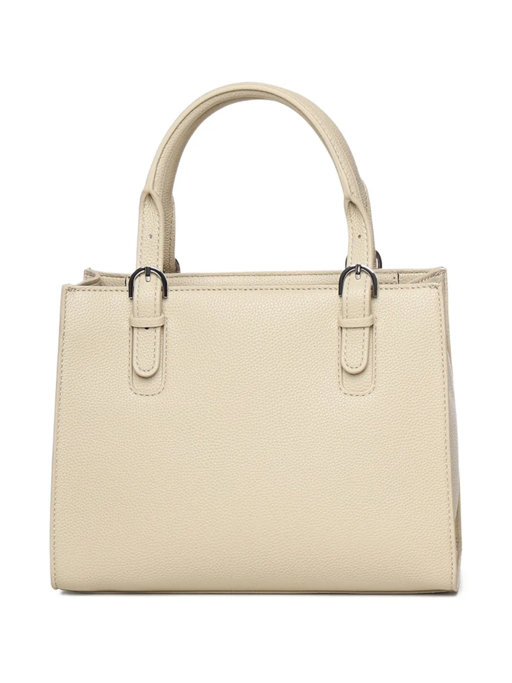 Armani Exchange leather tote bag Beige