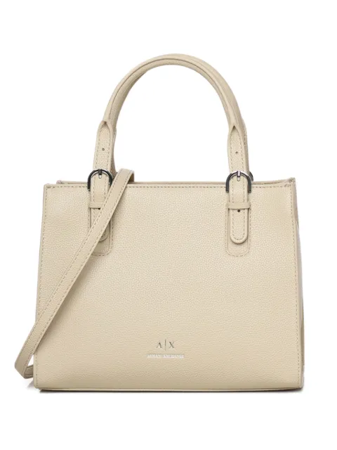 Armani Exchange Bolsa tote de couro