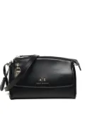 Armani Exchange padlock adjustable-strap cross body bag - Black