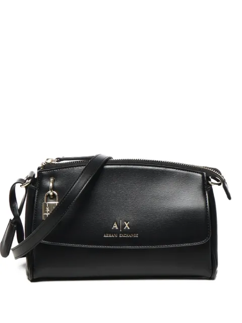 Armani Exchange 挂锁可调带斜挎包