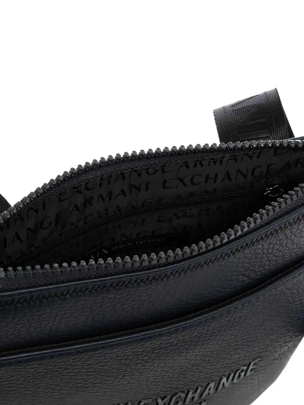 Armani Exchange Miami messengertas met logoplakkaat Blauw