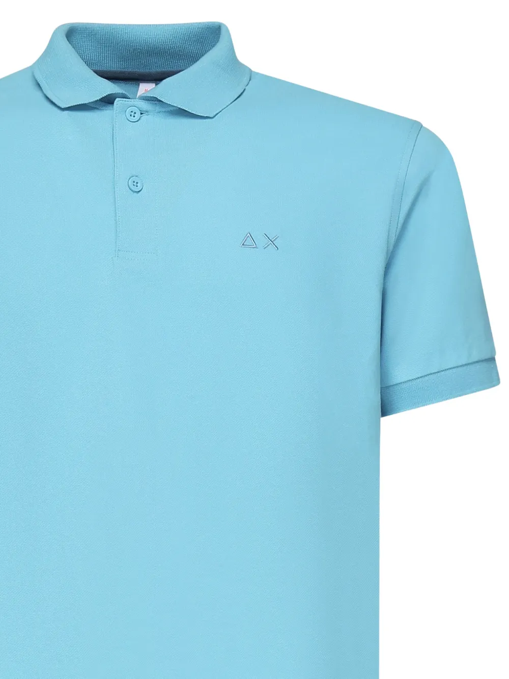 Sun68 Poloshirt met geborduurd logo Blauw